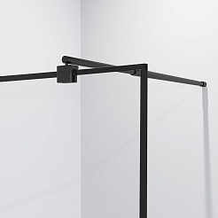 Niagara Душевая перегородка Nova 90 NG-687-90BLACK черная – фотография-3